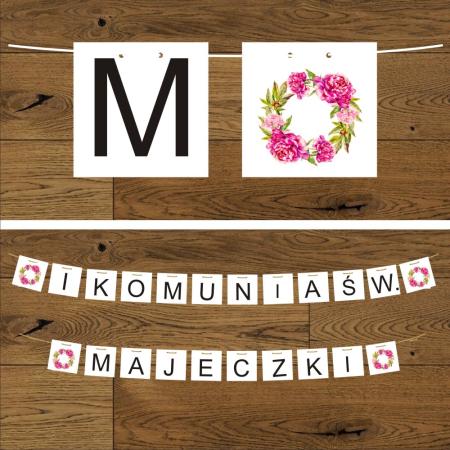 Piwonie ciemny róż. banerek